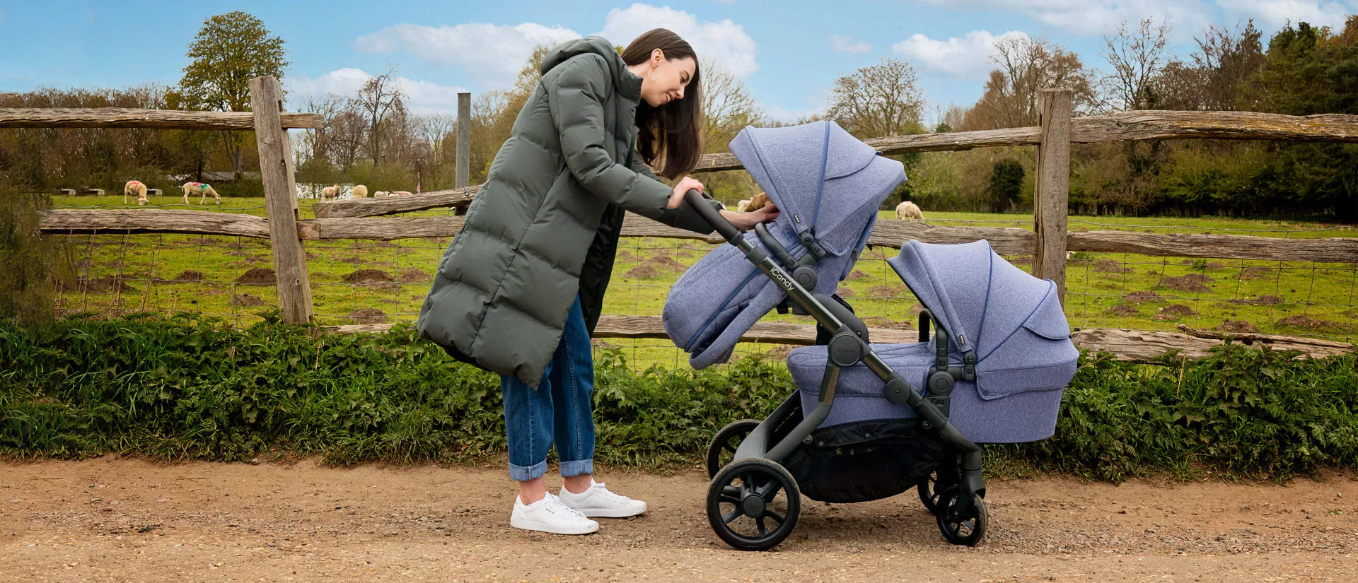 Icandy 3 in 1 pram sales