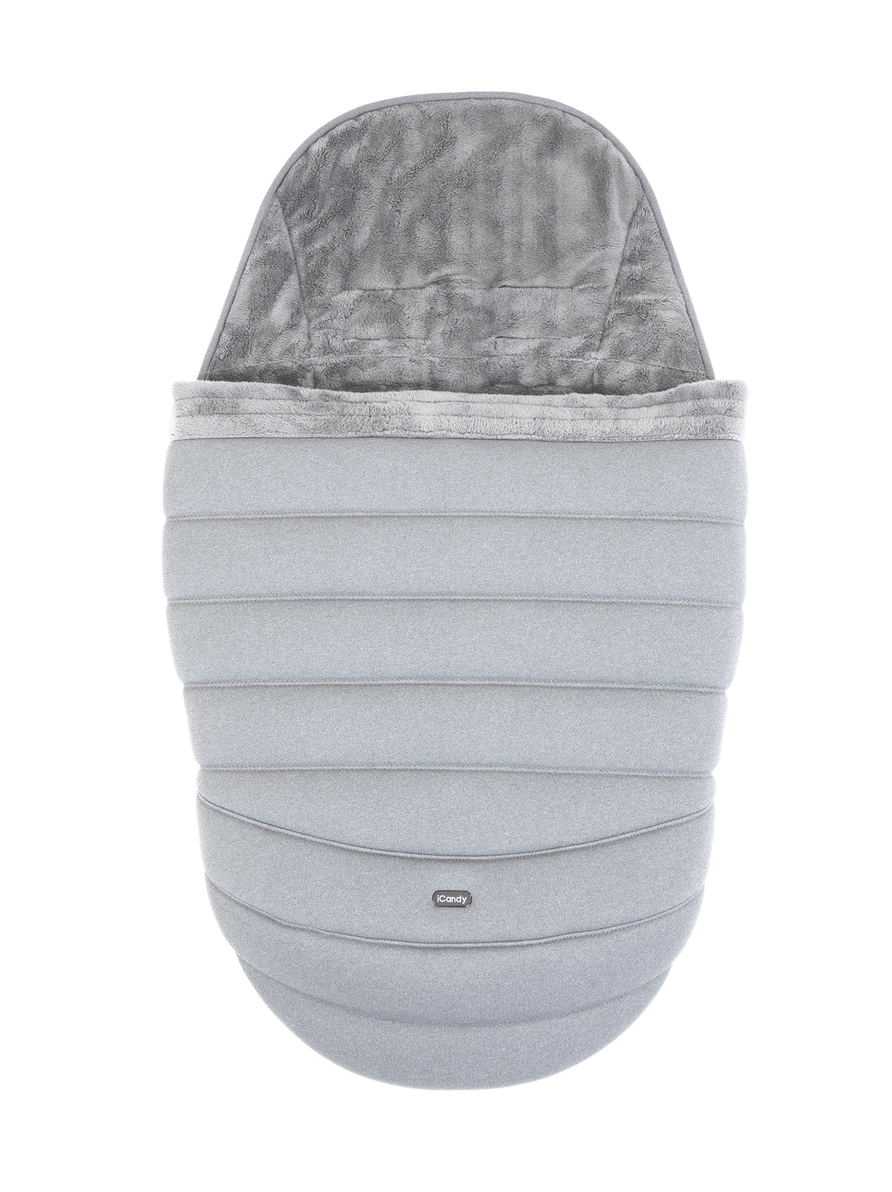 Peach 7 Pram Footmuff in Light Grey iCandy iCandy World