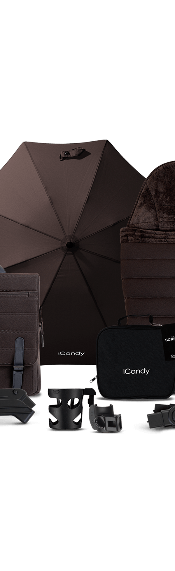 Peach 7 Pecan Pushchair and Carrycot - Complete Car Seat Bundle