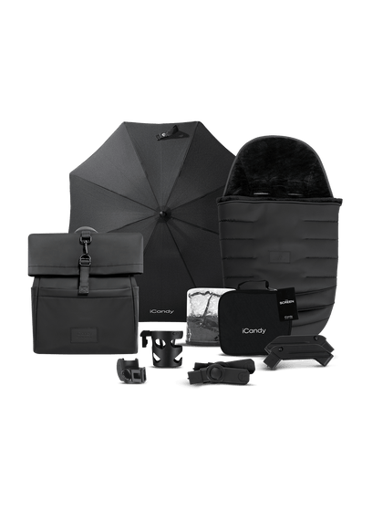 Peach 7 STUDIO Pushchair and Carrycot - Complete Car Seat Bundle