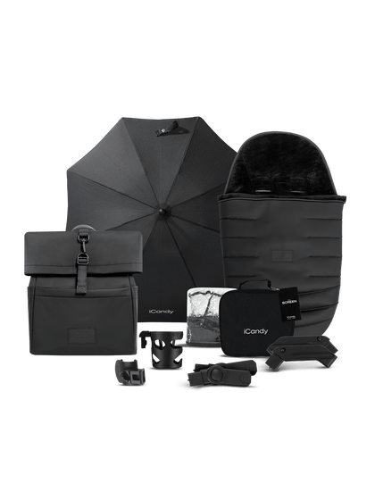 Peach 7 STUDIO Pushchair and Carrycot - Complete Bundle