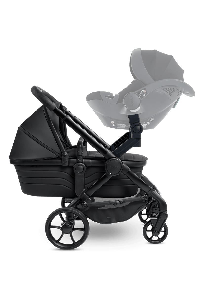 Peach 7 STUDIO Pushchair and Carrycot - Twin Bundle