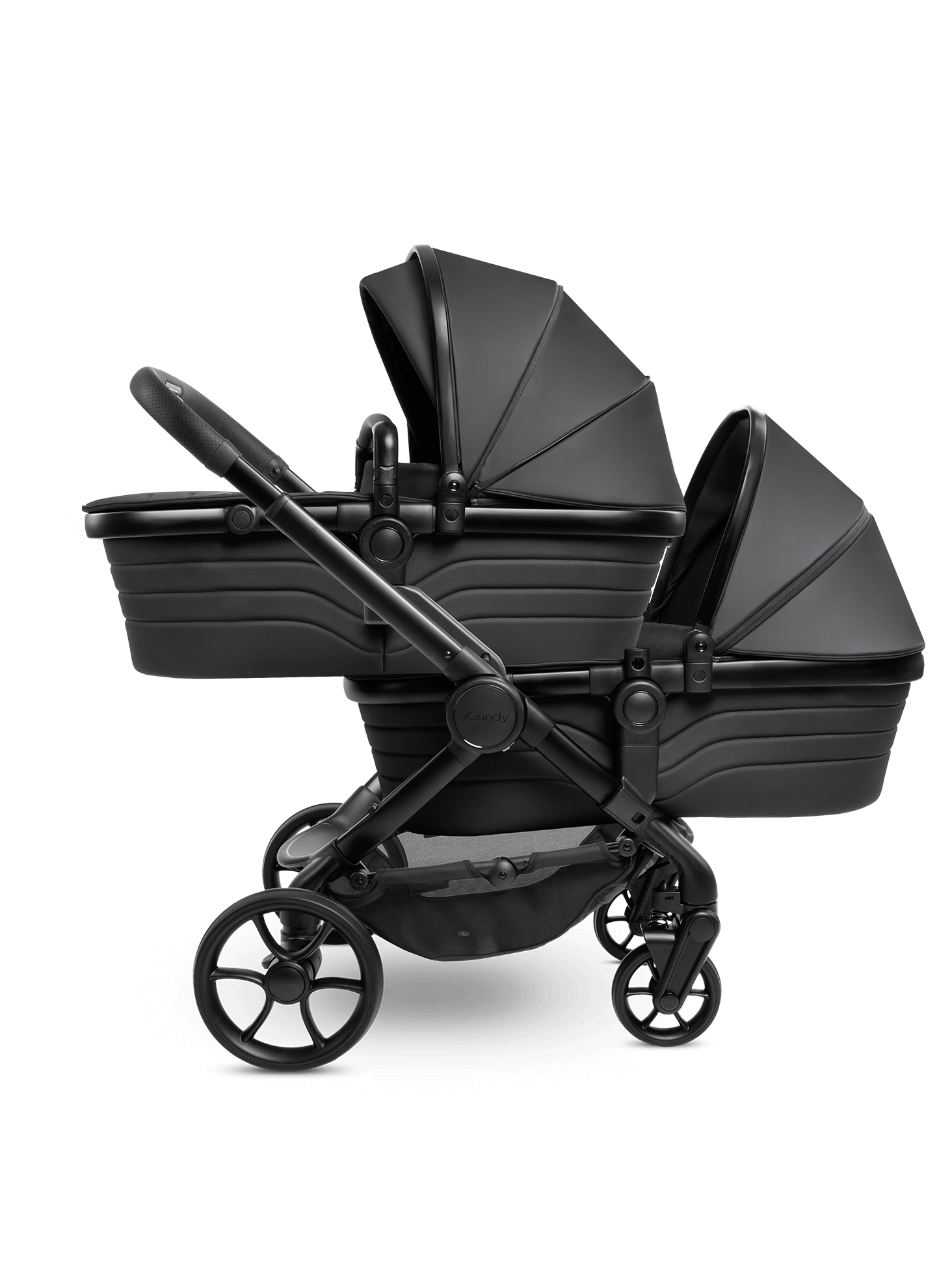 Peach 7 STUDIO Pushchair and Carrycot - Twin Bundle