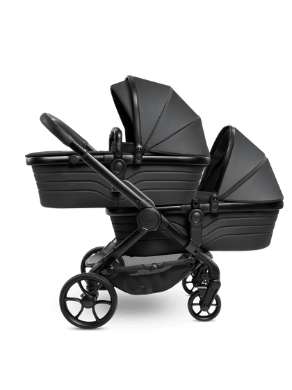Peach 7 STUDIO Pushchair and Carrycot - Twin Bundle