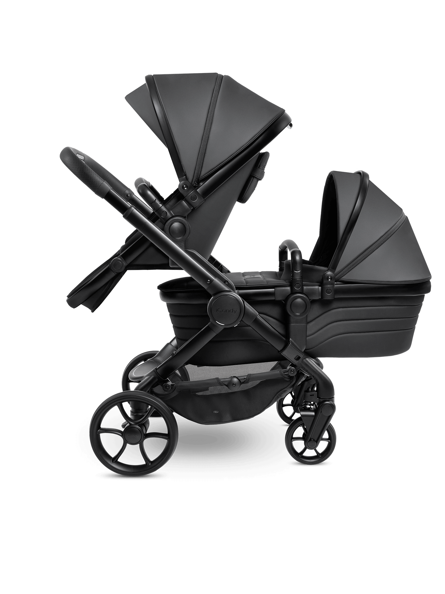 Peach 7 STUDIO Pushchair and Carrycot - Double Bundle