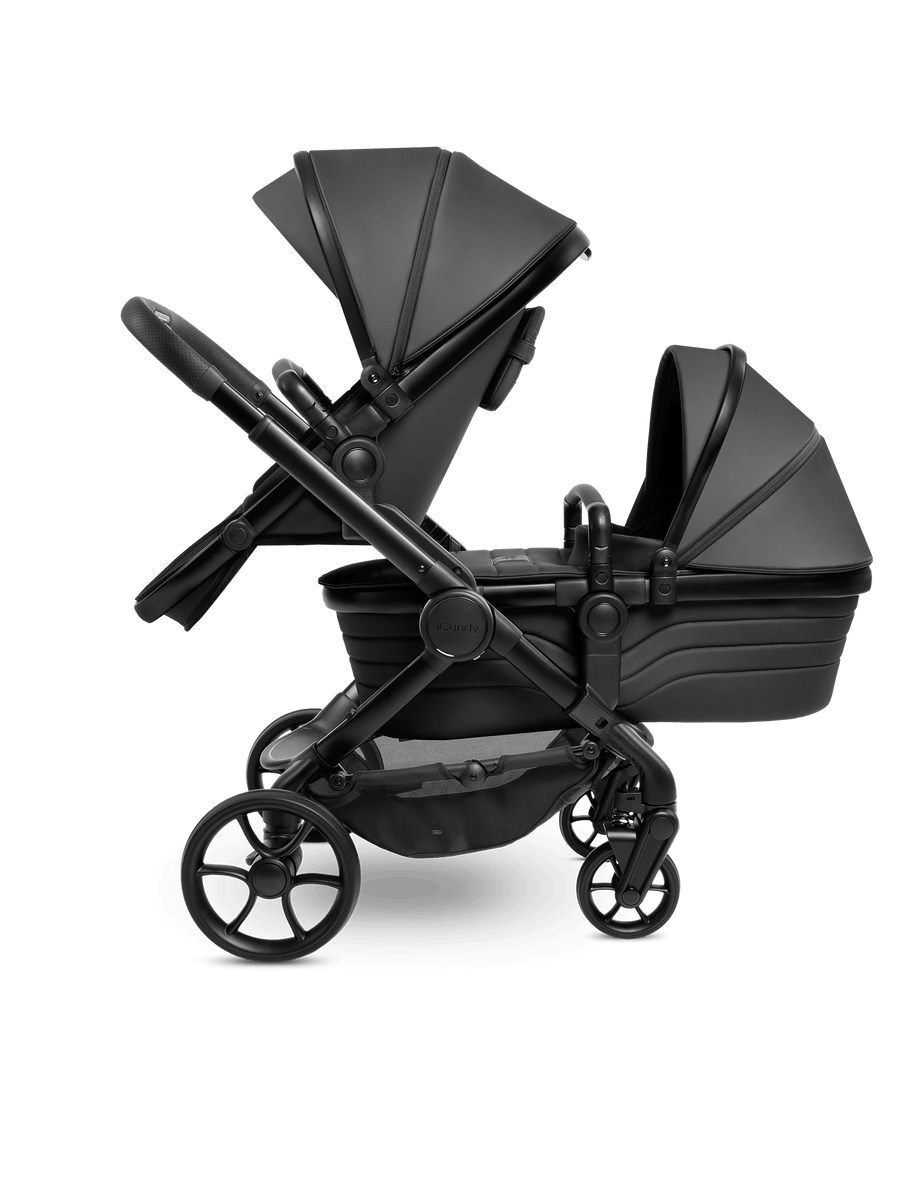 Peach 7 STUDIO Pushchair and Carrycot - Double Bundle
