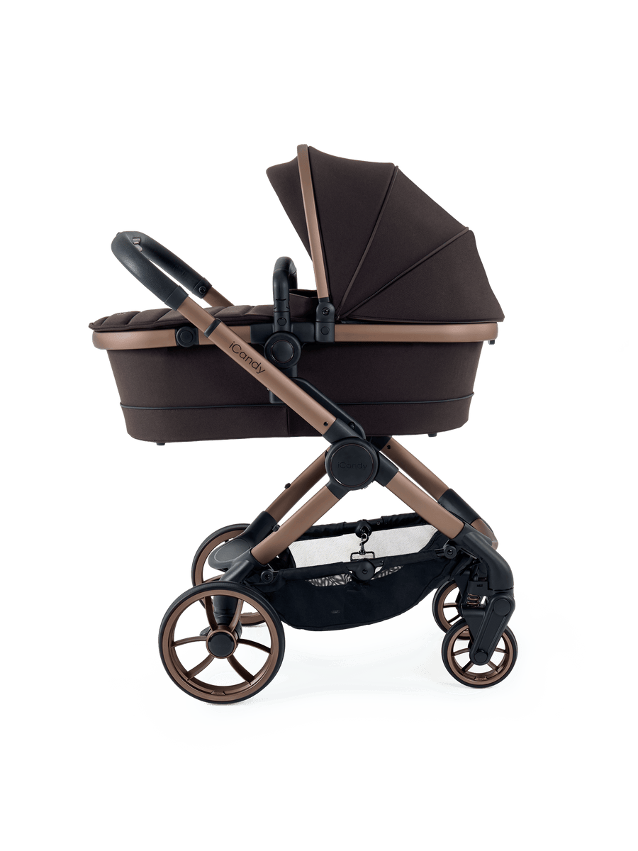 Peach 7 Pecan Pushchair and Carrycot - Complete Bundle