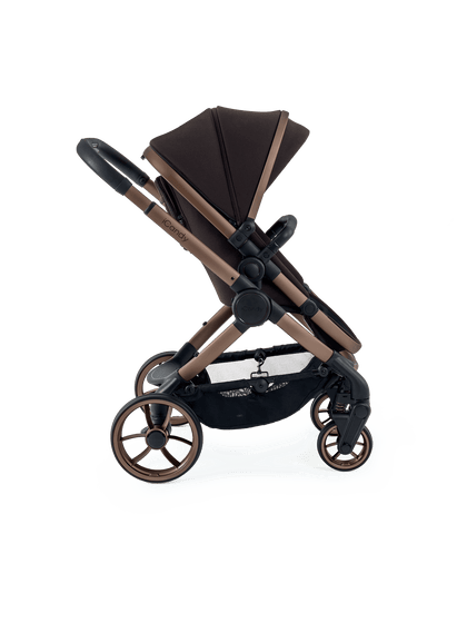 Peach 7 Pecan Pushchair and Carrycot - Complete Car Seat Bundle