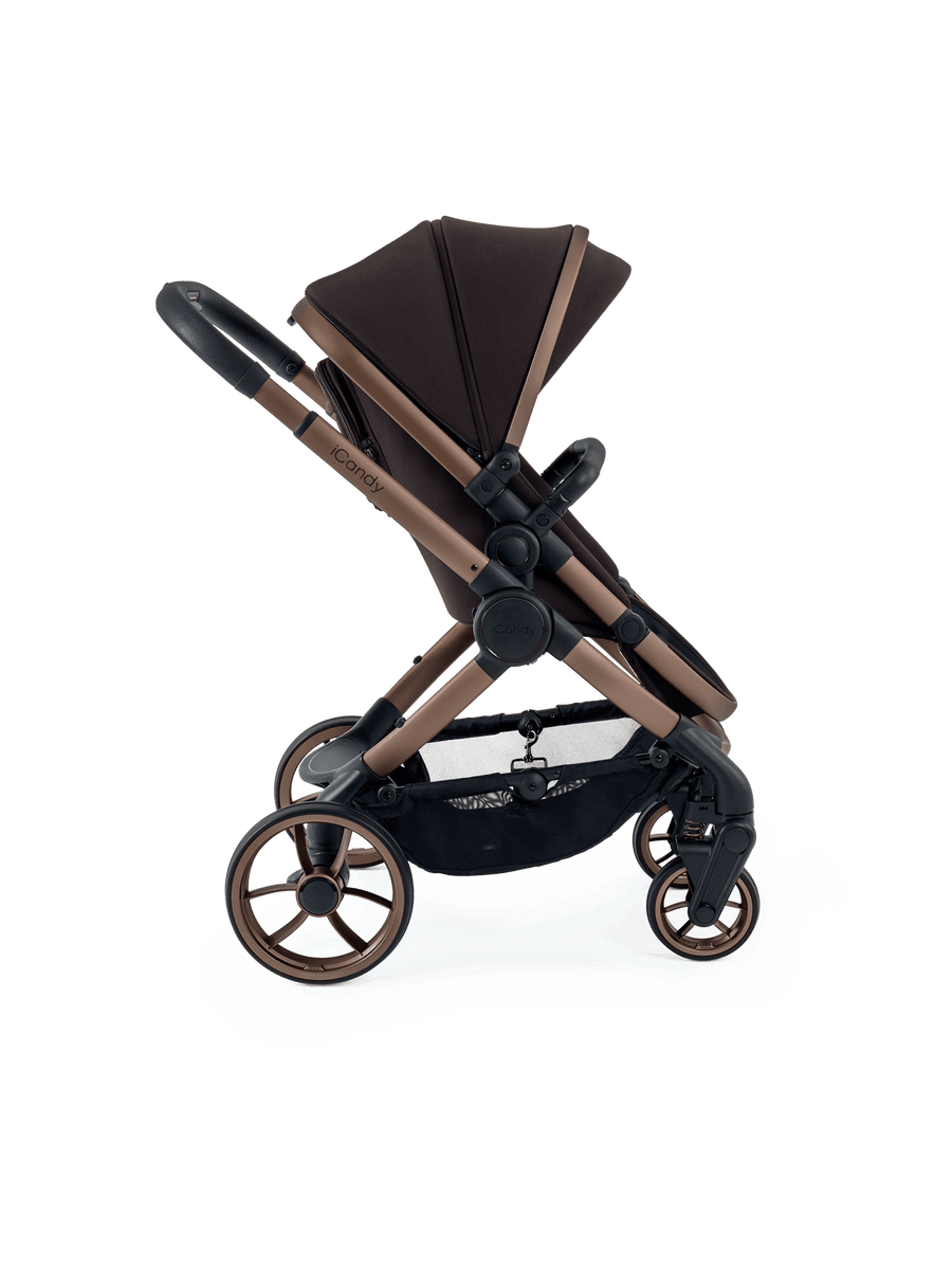 Peach 7 Pecan Pushchair and Carrycot - Complete Car Seat Bundle