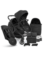 Peach 7 STUDIO Pushchair and Carrycot - Double Bundle