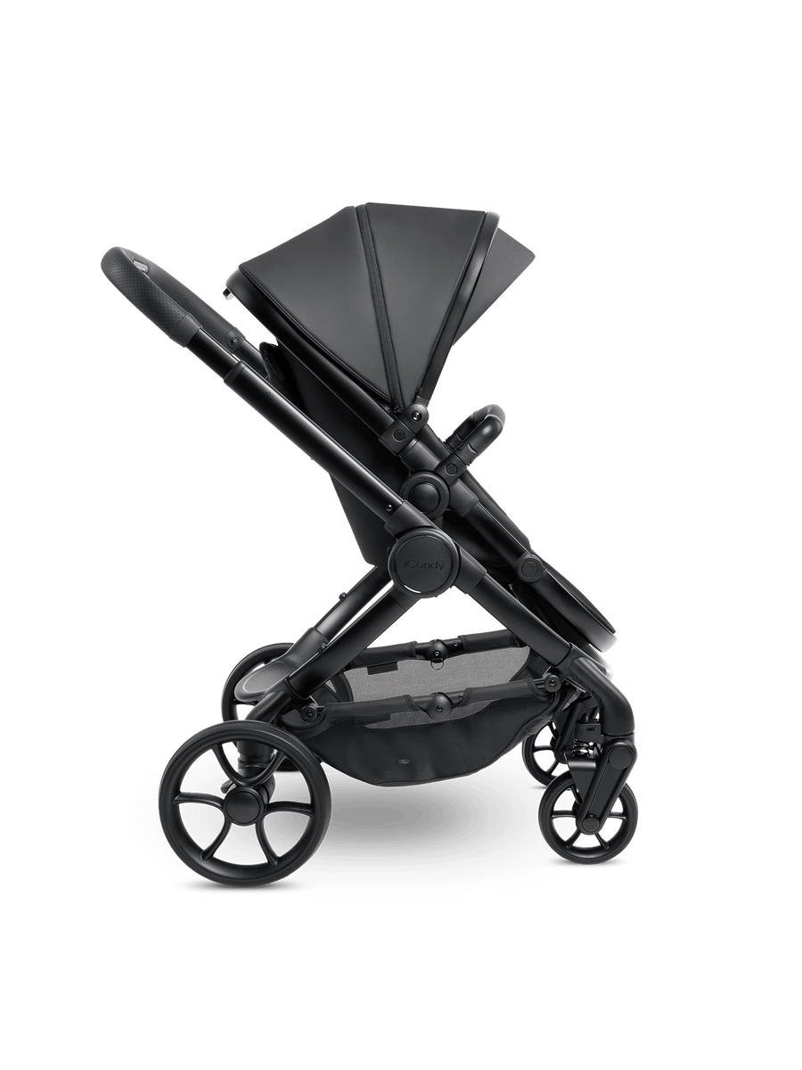 Peach 7 STUDIO Pushchair and Carrycot - Complete 360 Car Seat Bundle