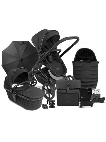 Peach 7 STUDIO Pushchair and Carrycot - Complete Bundle