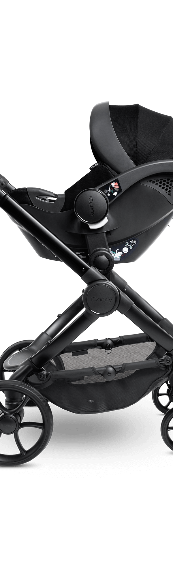 Peach 7 STUDIO Pushchair and Carrycot - Complete Car Seat Bundle