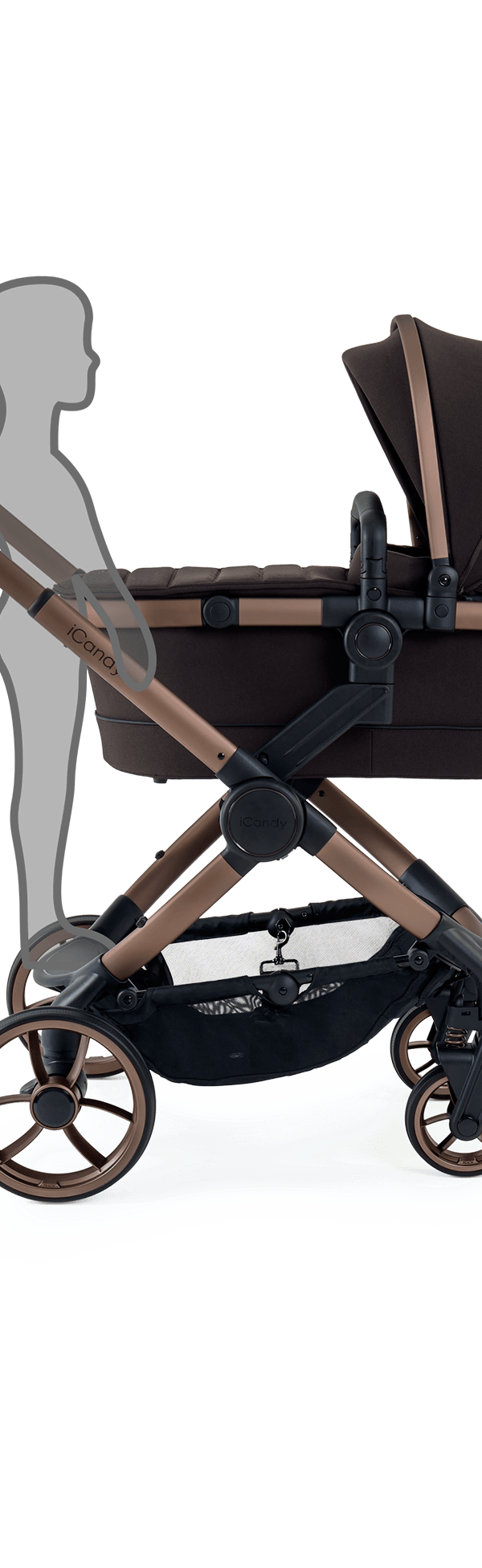 Peach 7 Pecan Pushchair and Carrycot - Complete Car Seat Bundle