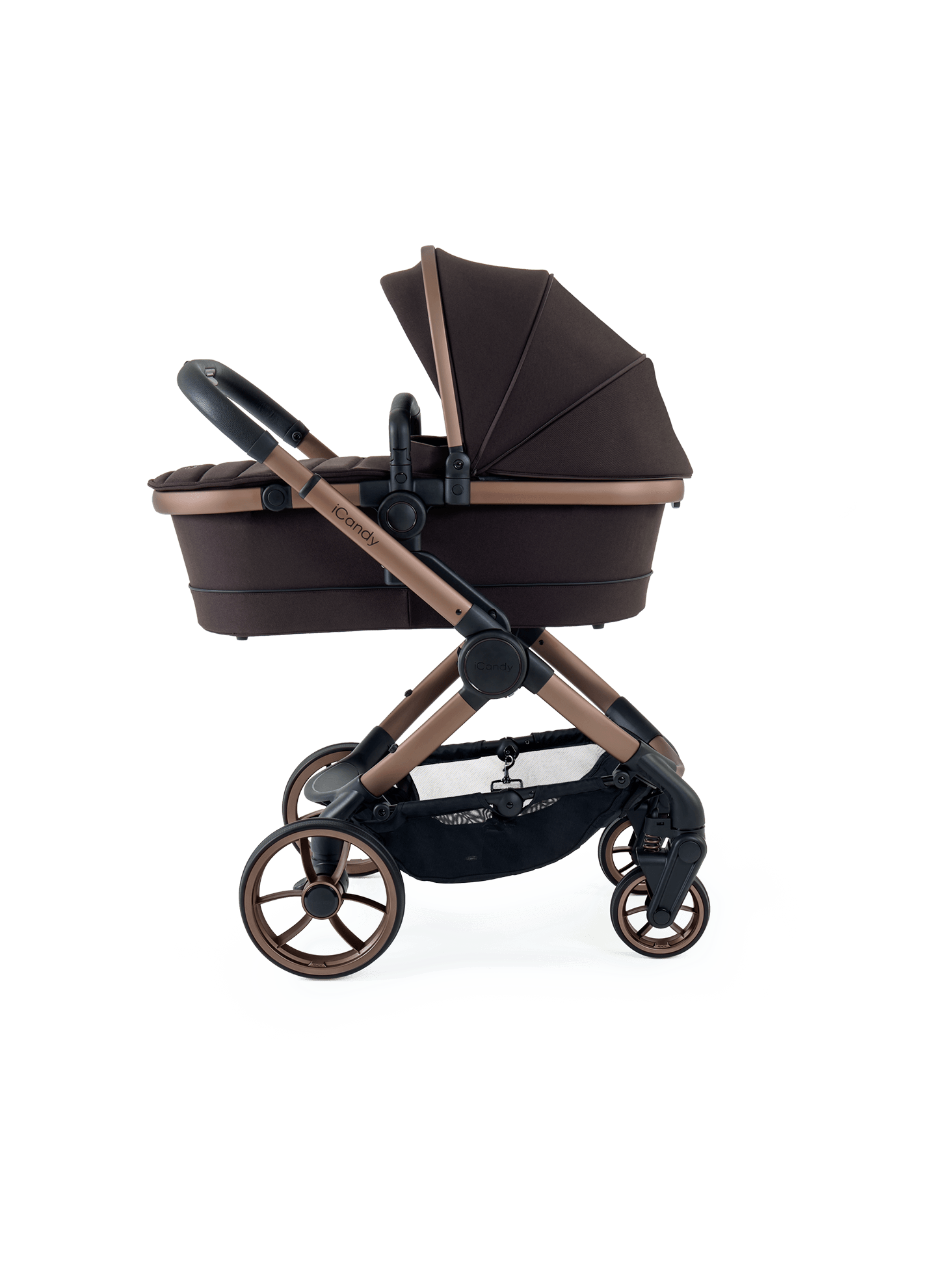Peach 7 Pecan Pushchair and Carrycot - Complete Car Seat Bundle