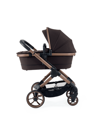 Peach 7 Pecan Pushchair and Carrycot - Complete Car Seat Bundle