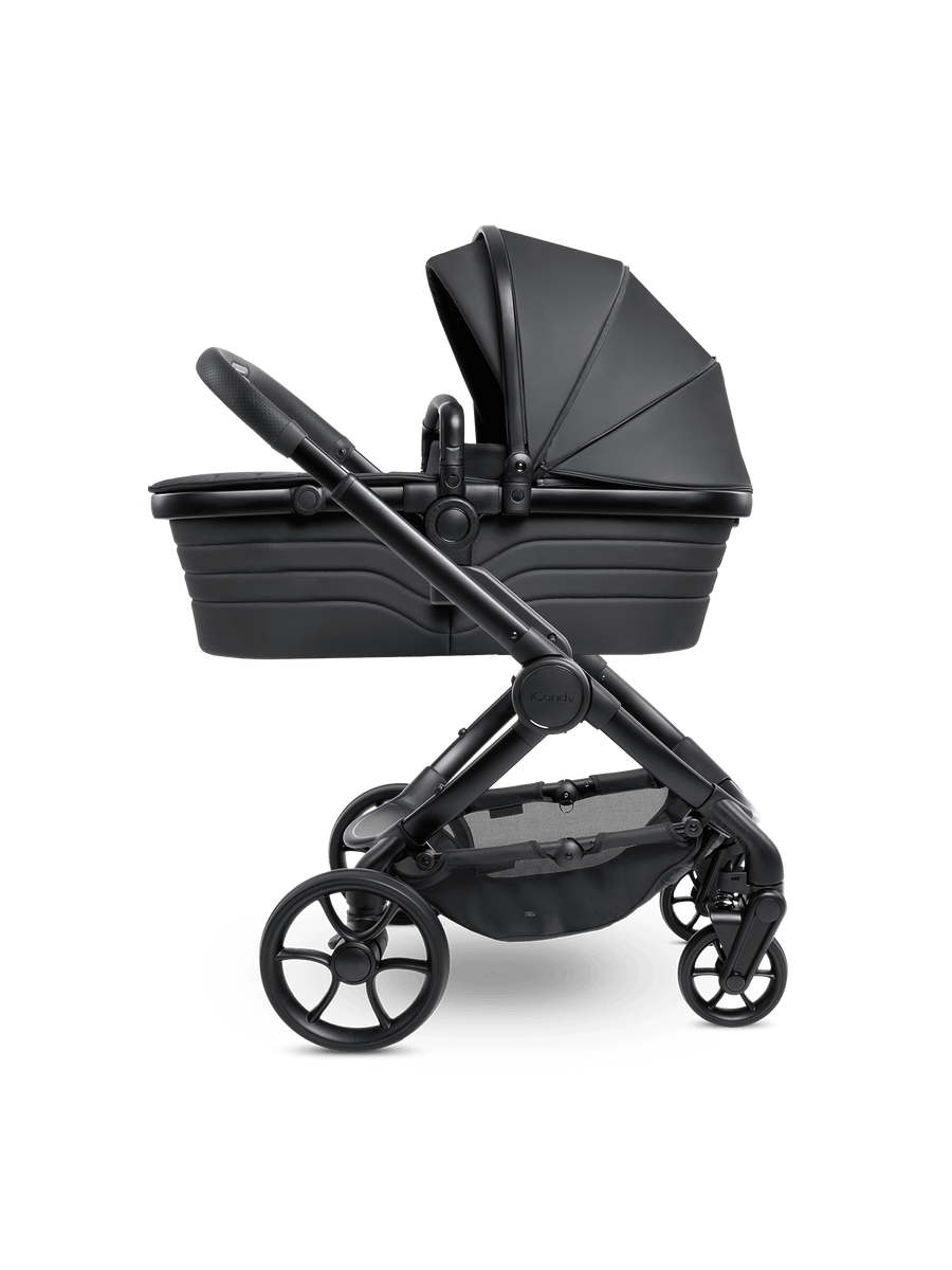 Peach 7 STUDIO Pushchair and Carrycot - Complete 360 Car Seat Bundle