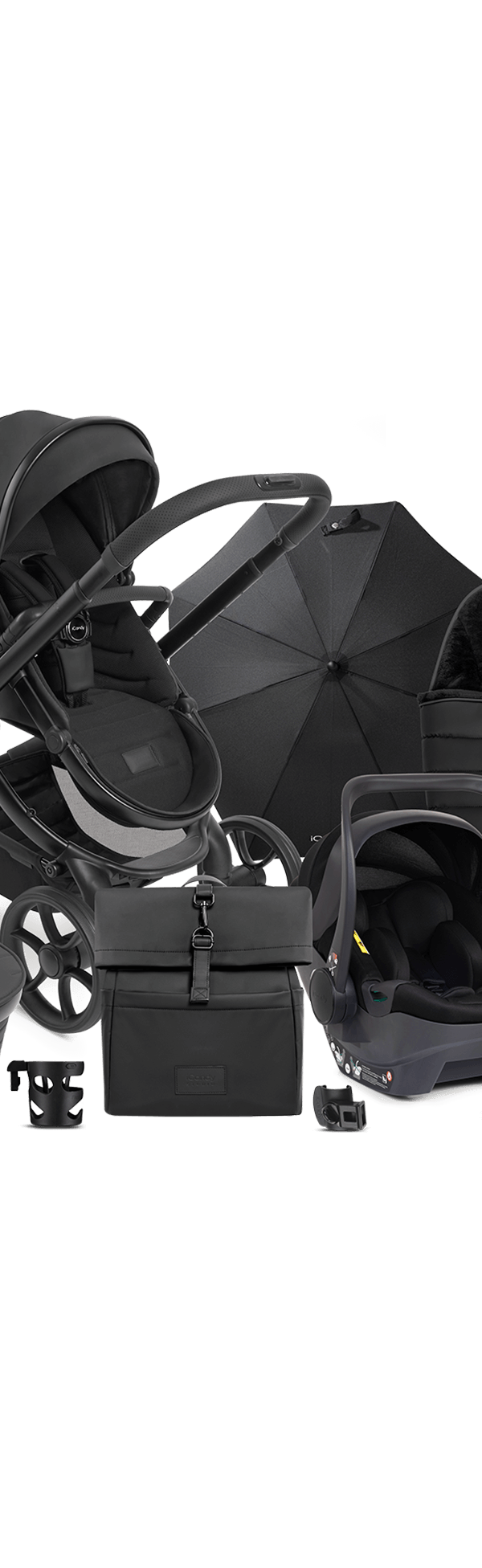 Peach 7 STUDIO Pushchair and Carrycot - Complete Car Seat Bundle