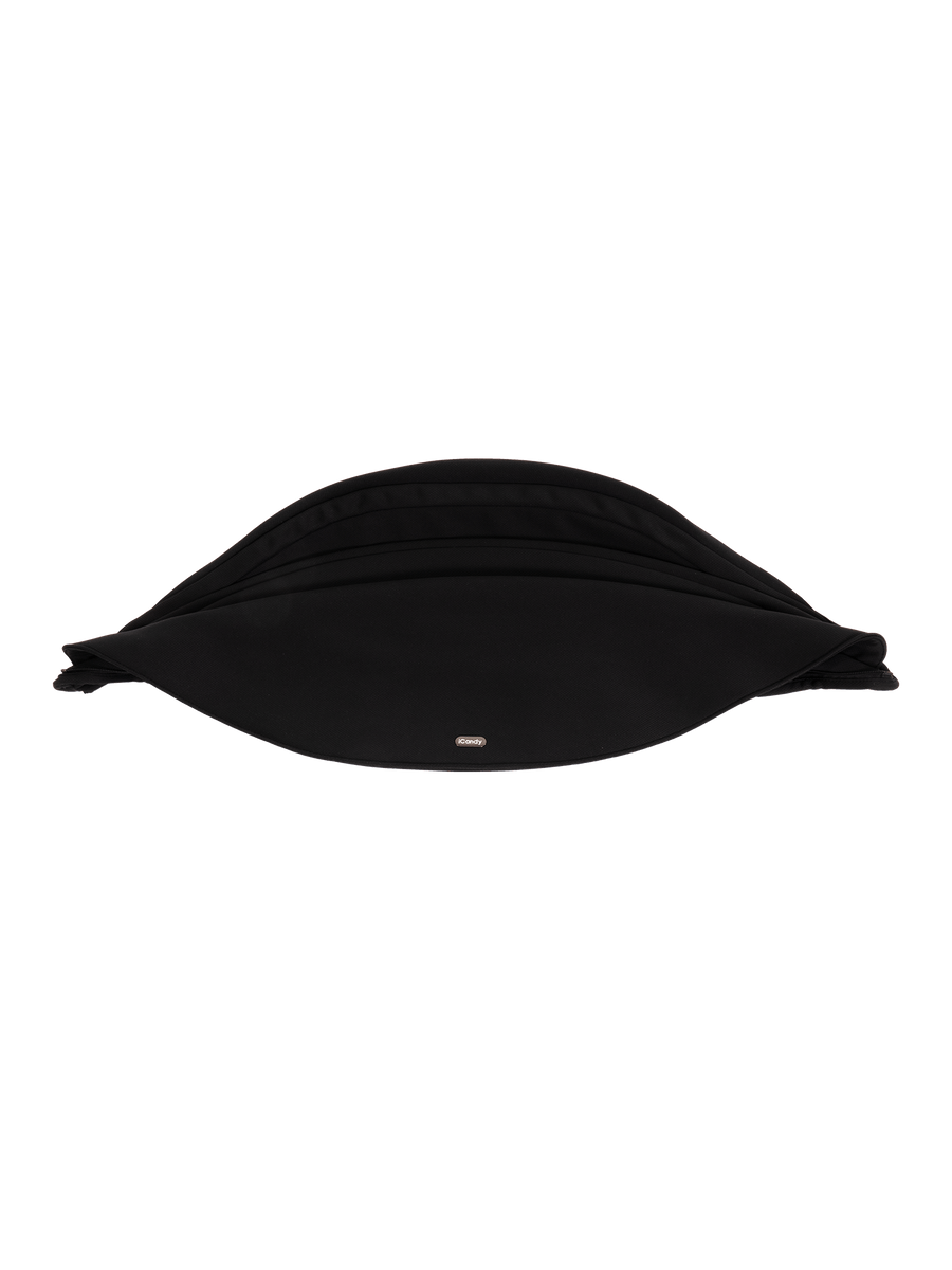 Core 1 Carrycot Hood Fabric - Black