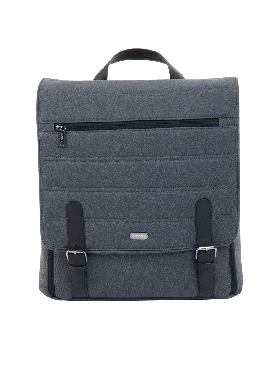Peach 7 Dark Grey Bag