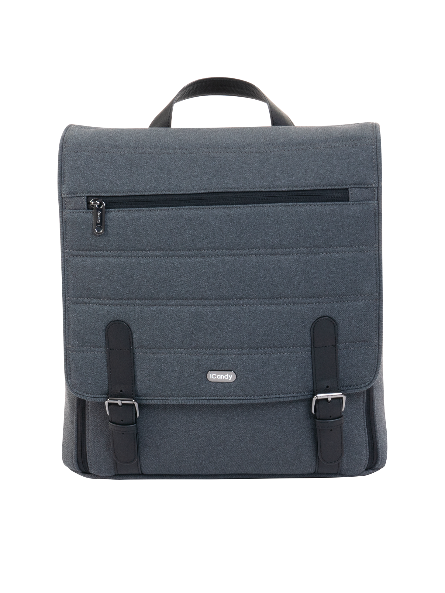 Peach 7 Dark Grey Bag
