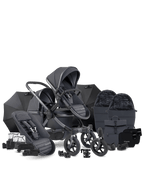 Peach 7 All-Terrain Storm Pushchair - Double Bundle