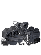 Peach 7 All-Terrain Storm Pushchair - Twin Bundle