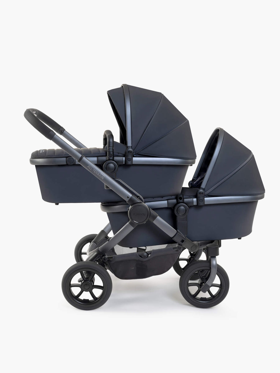 Peach 7 All-Terrain Storm Pushchair - Twin