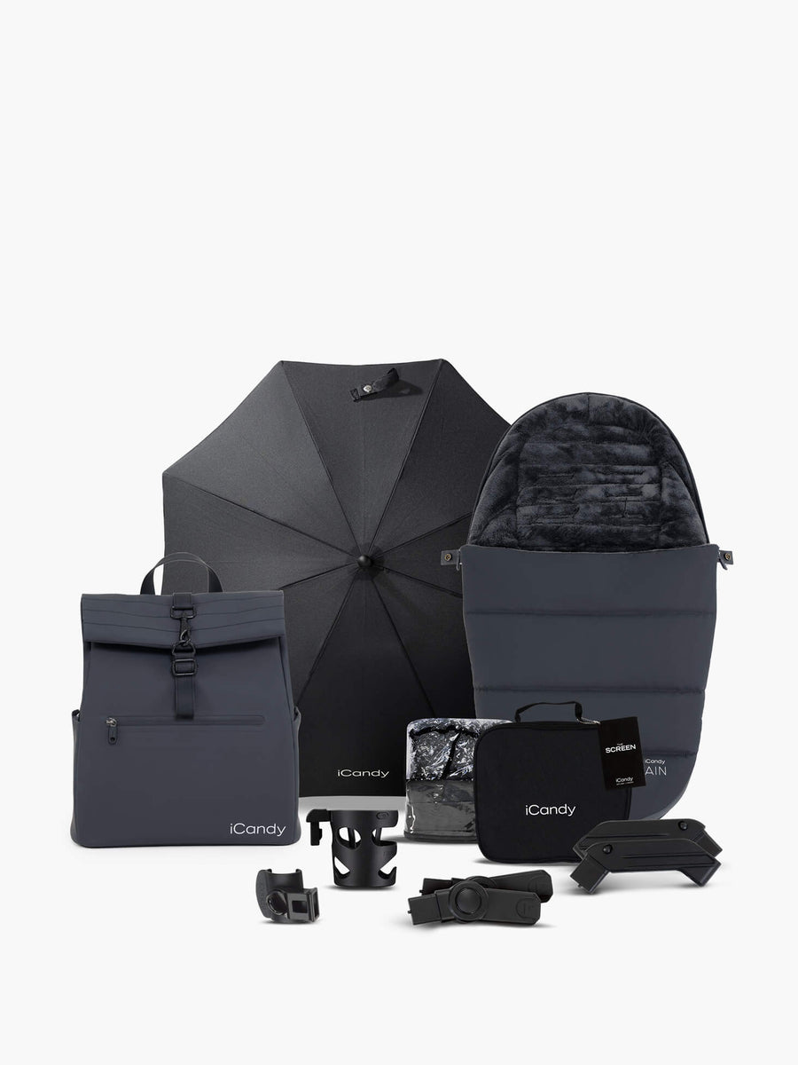 icandy peach stroller travel bag iCandy Peach All-Terrain Stroller and Bassinet - Complete Bundle