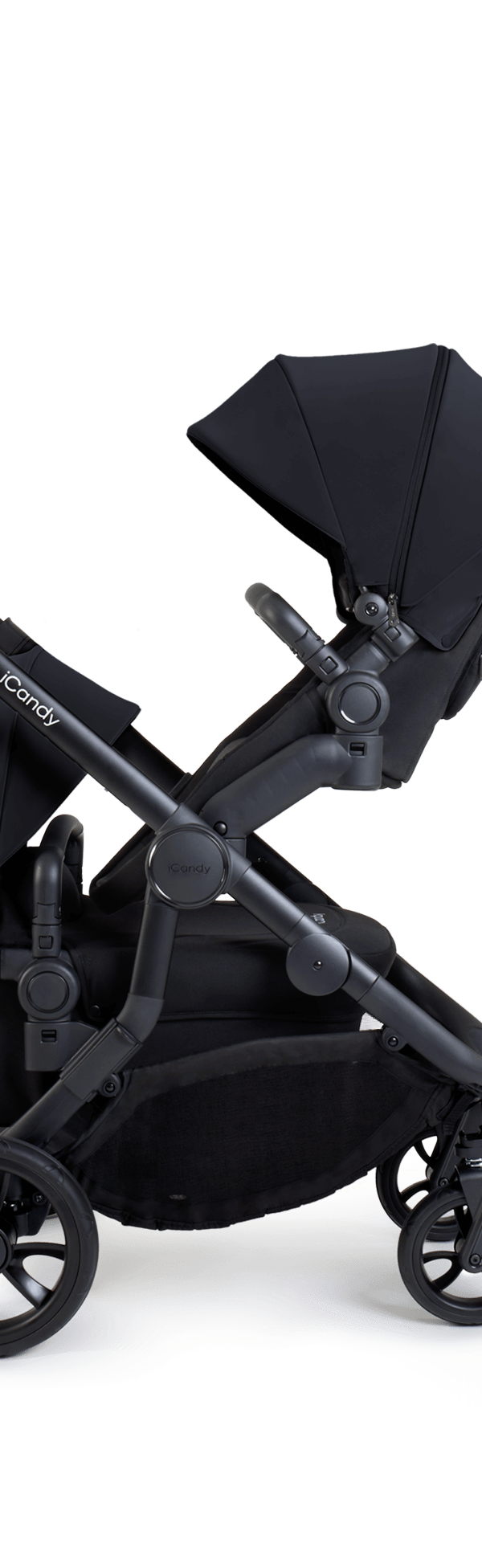 Orange 4 Black Double Pushchair Bundle