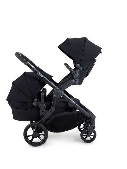 Orange 4 Black Double Pushchair Bundle