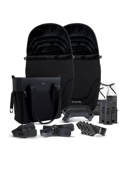 Orange 4 Glacier Travel System & Car Seat - Twin