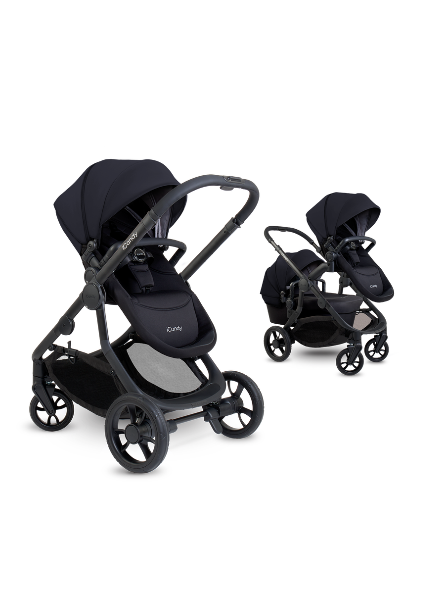 Orange 4 Black Pushchair Bundle