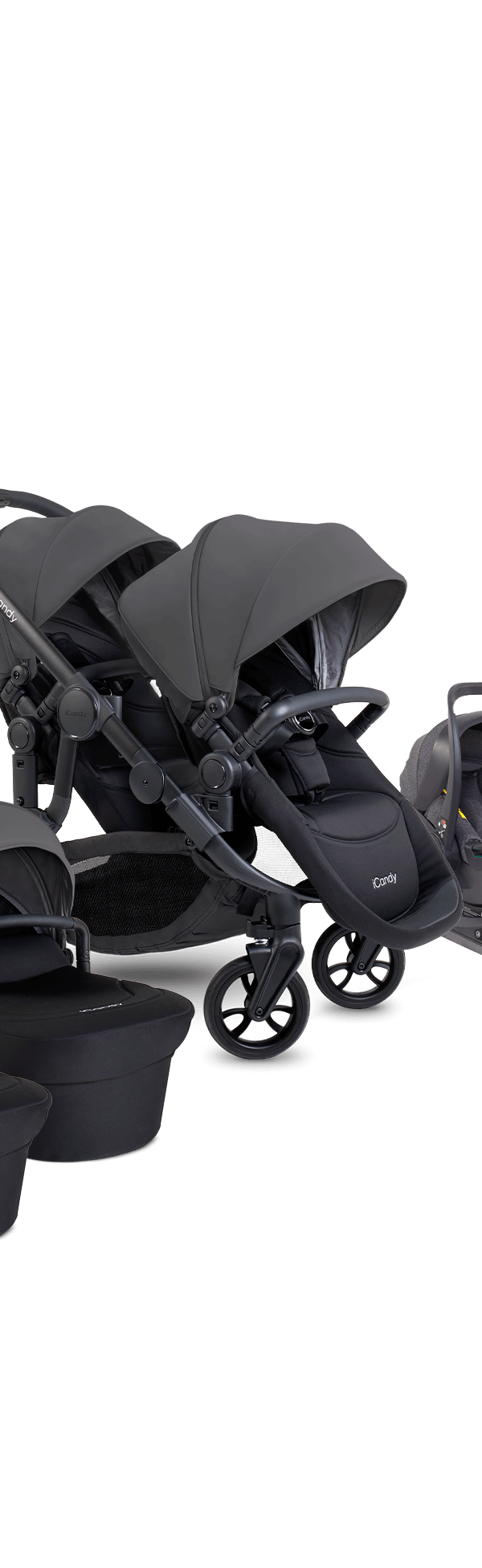 Orange 4 Fossil Travel System & Car Seat - Twin