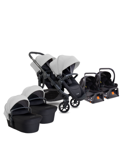 Orange 4 Glacier Travel System & Car Seat - Twin