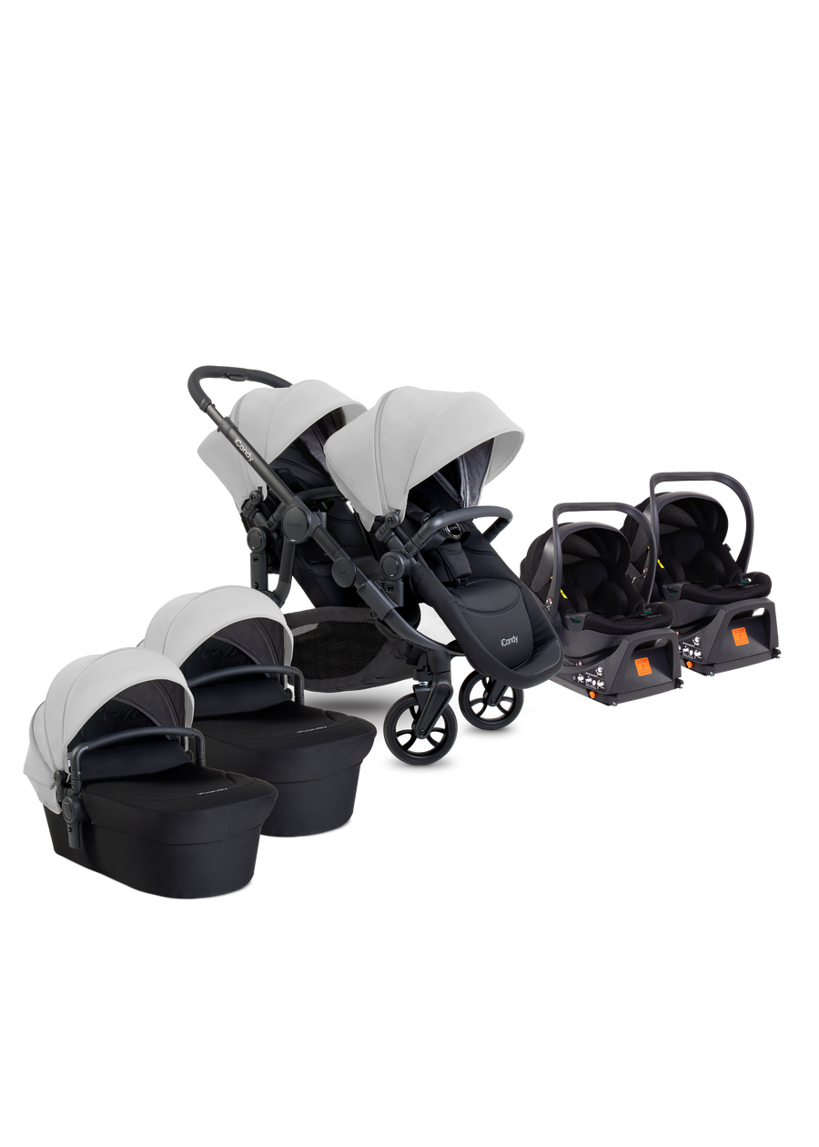Orange 4 Glacier Travel System & Car Seat - Twin