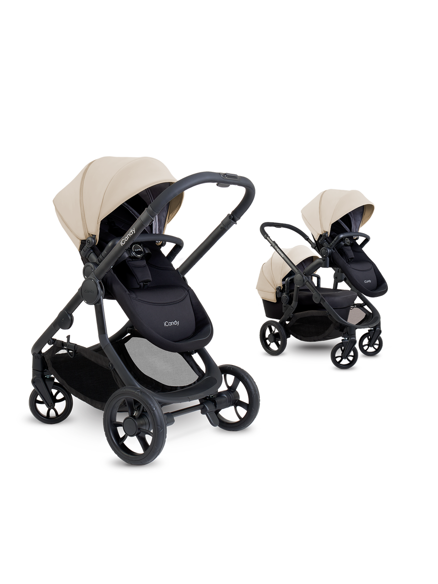Orange 4 Latte Pushchair Bundle