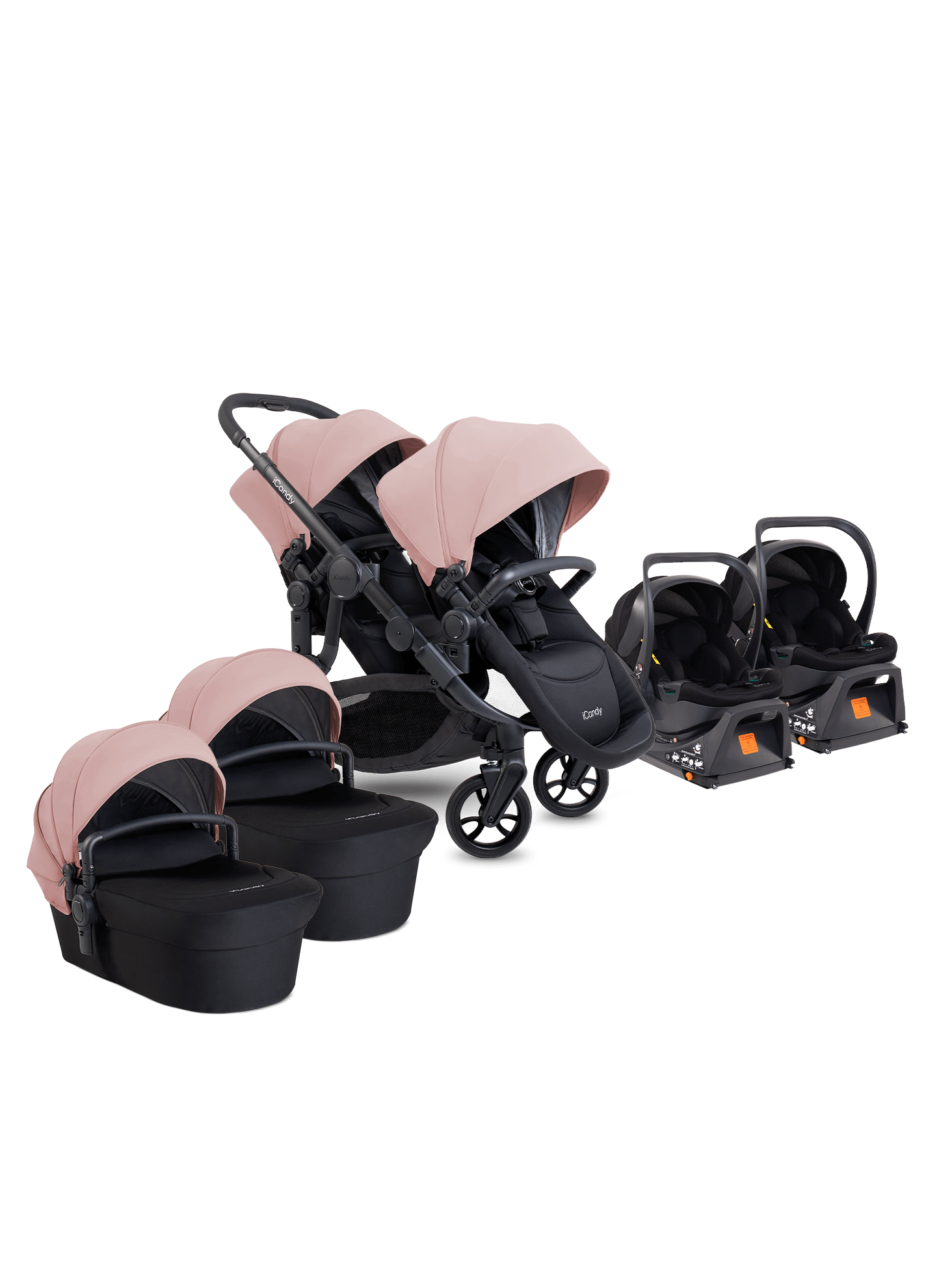 Orange 4 Rose Travel System & Car Seat - Twin