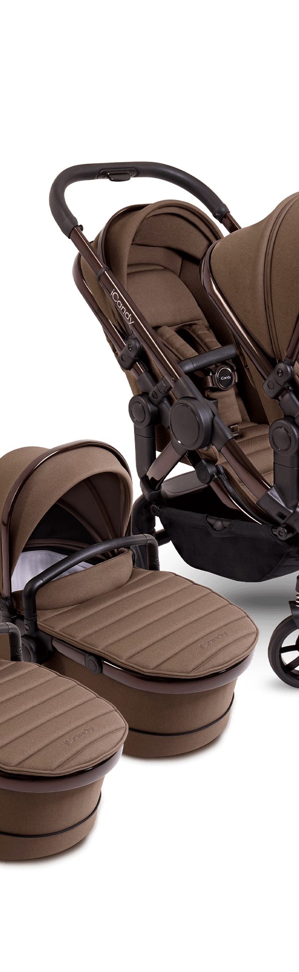 Peach 7 Coco Pushchair and Carrycot - Twin