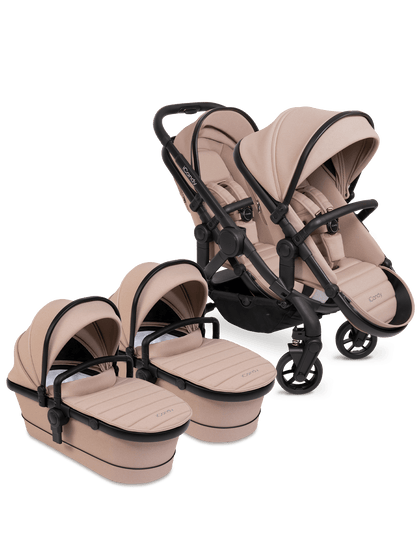 Peach 7 Cookie Pushchair and Carrycot - Twin