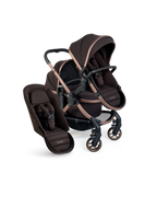 Peach 7 Pecan Pushchair and Carrycot - Double
