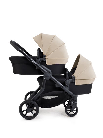 Orange 4 Latte Travel System & Car Seat - Twin