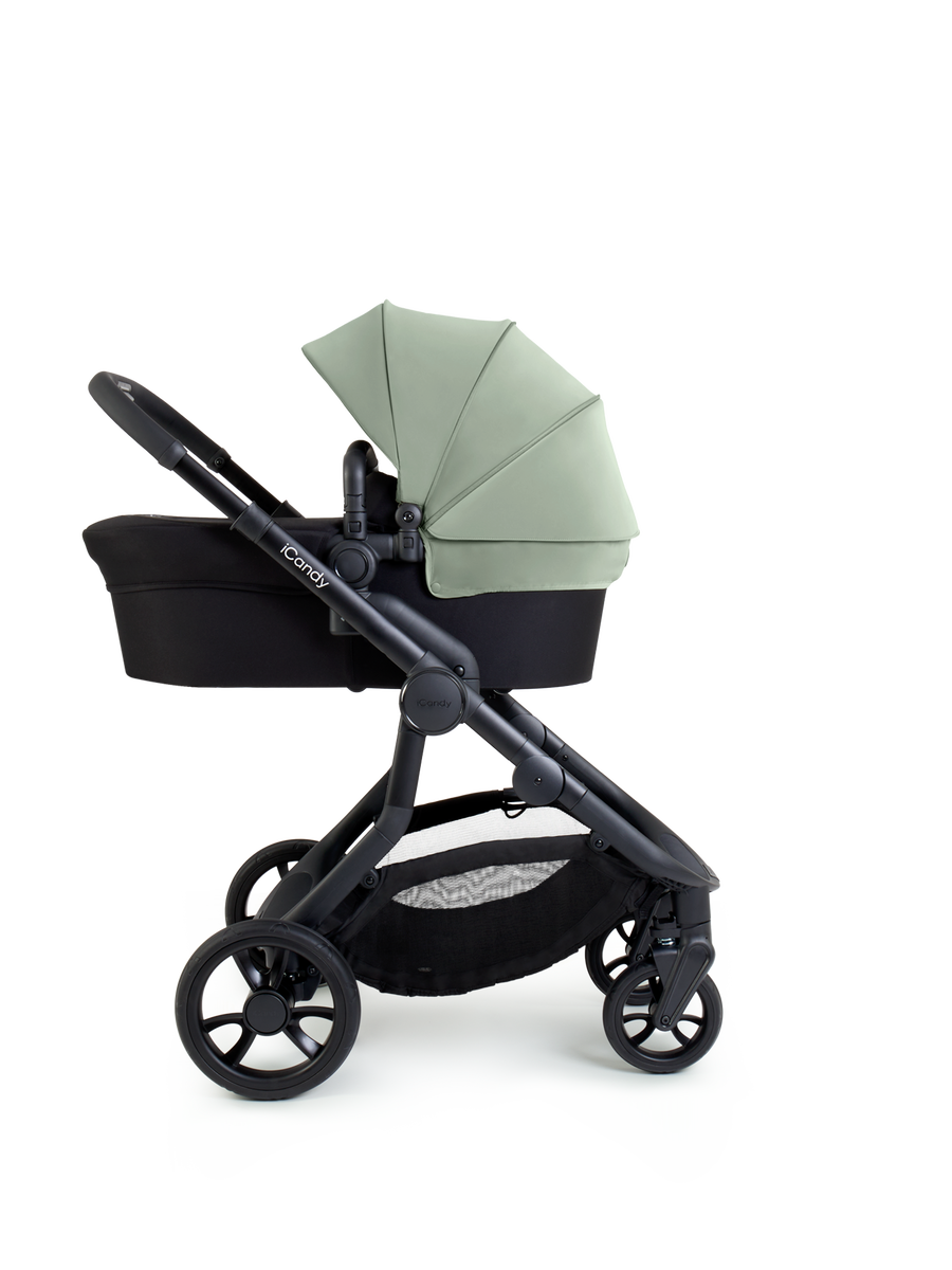Orange 4 Pistachio Double Pushchair Bundle