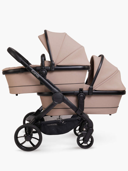 Peach 7 Cookie Pushchair and Carrycot - Twin
