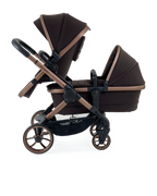 Peach 7 Pecan Pushchair and Carrycot - Double Car Seat