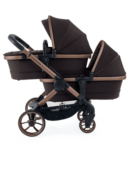 Peach 7 Pecan Pushchair and Carrycot - Twin