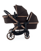 Peach 7 Pecan Pushchair and Carrycot - Twin