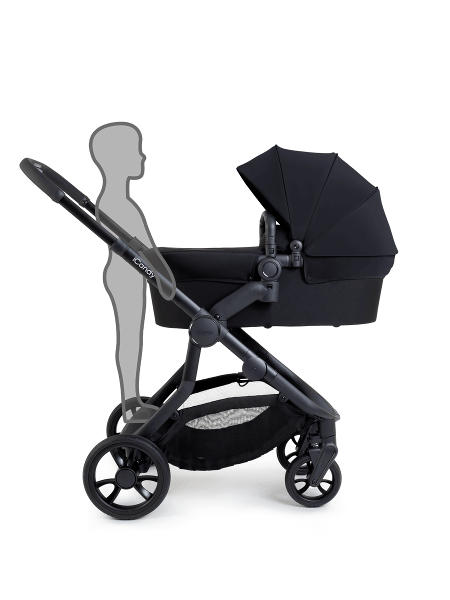 Orange 4 Black Double Pushchair Bundle