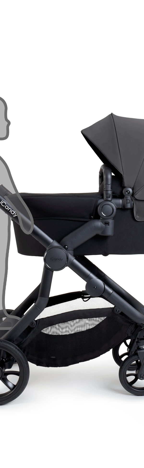 Orange 4 Fossil Double Pushchair Bundle