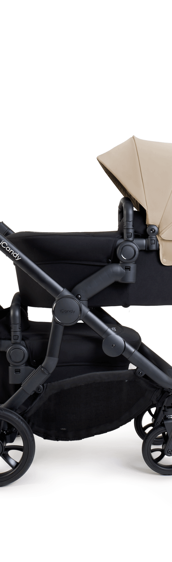 Orange 4 Latte Travel System & Car Seat - Twin